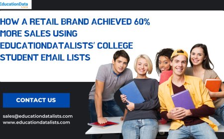How a Retail Brand Achieved 60% More Sales Using EducationDataLists’ College Student Email Lists
