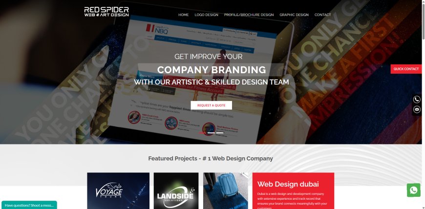 Custom Website Design in Dubai | RedSpider Web & Art Design