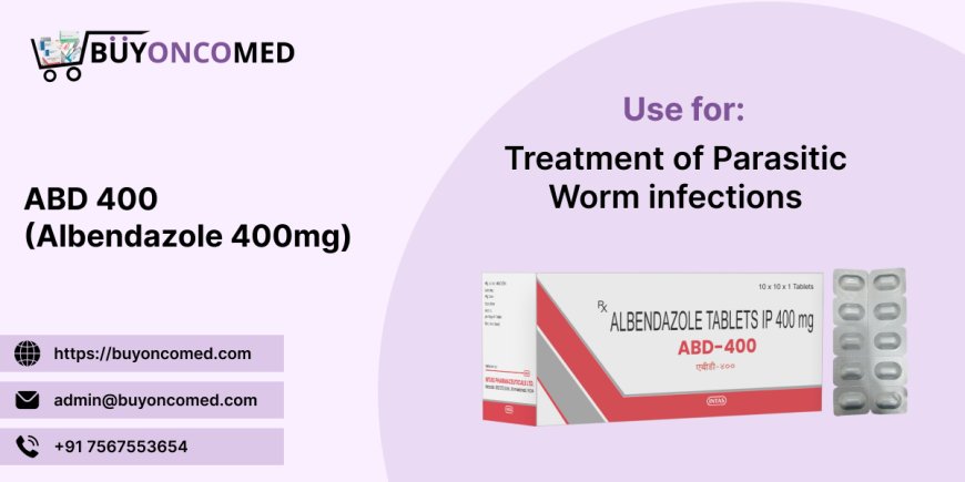 What is Albendazole 400mg used for?