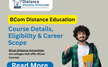 BCom Distance Education: Your Gateway to a Flexible Commerce Degree