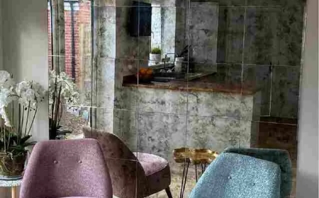 Decorate with Antique Mirror Squares for a Unique Vintage Wall Accent