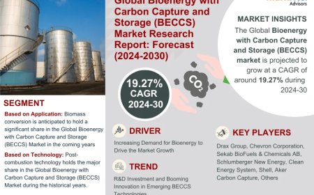 Bioenergy with Carbon Capture and Storage (BECCS) Market to Witness 19.27% CAGR Growth Amid Rising Demand and Innovation