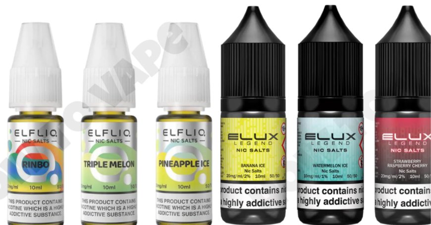Elfliq Nic Salt and Elux Legend Nic Salt: The Nicotine Salts Everyone's Talking About