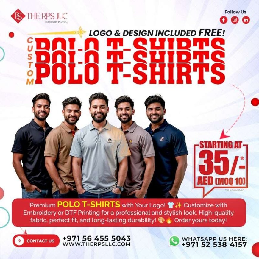 Custom T-shirt Printing in Dubai, Abu Dhabi, Sharjah, and the UAE with THE RPS LLC