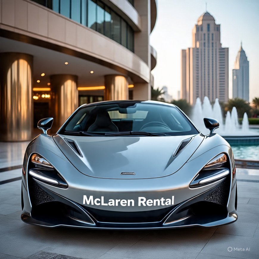 Mclaran Rental Dubai: Drive Luxury and Speed in Style with OneClickRentals