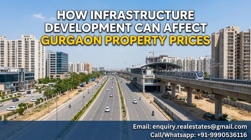 How Infrastructure Development Can Affect Gurgaon Property Prices